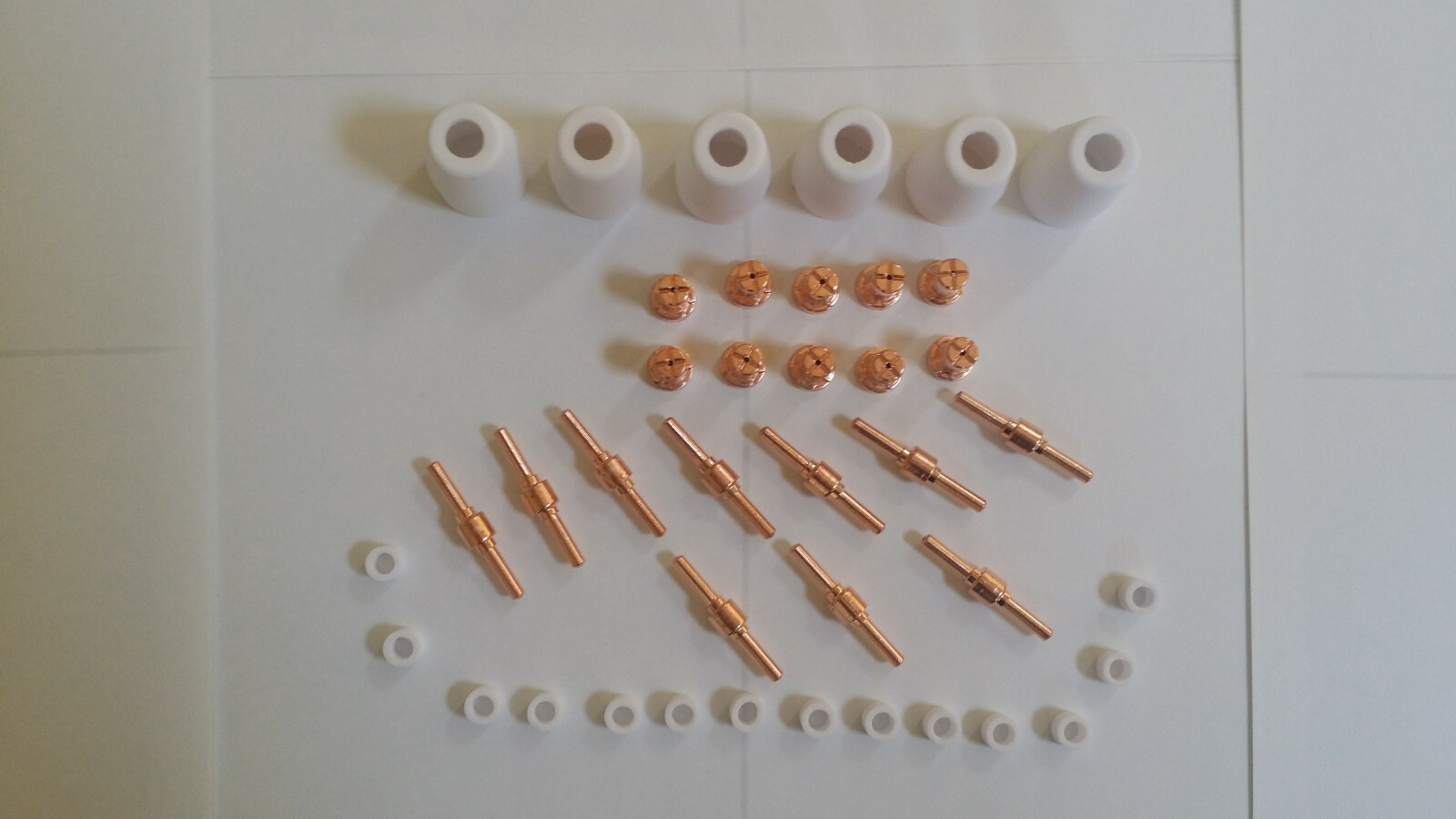 REBOOT RBC-4000 PLASMA CUTTER CONSUMABLES 40PCS COPPER EXTENDED CUT40 40amps