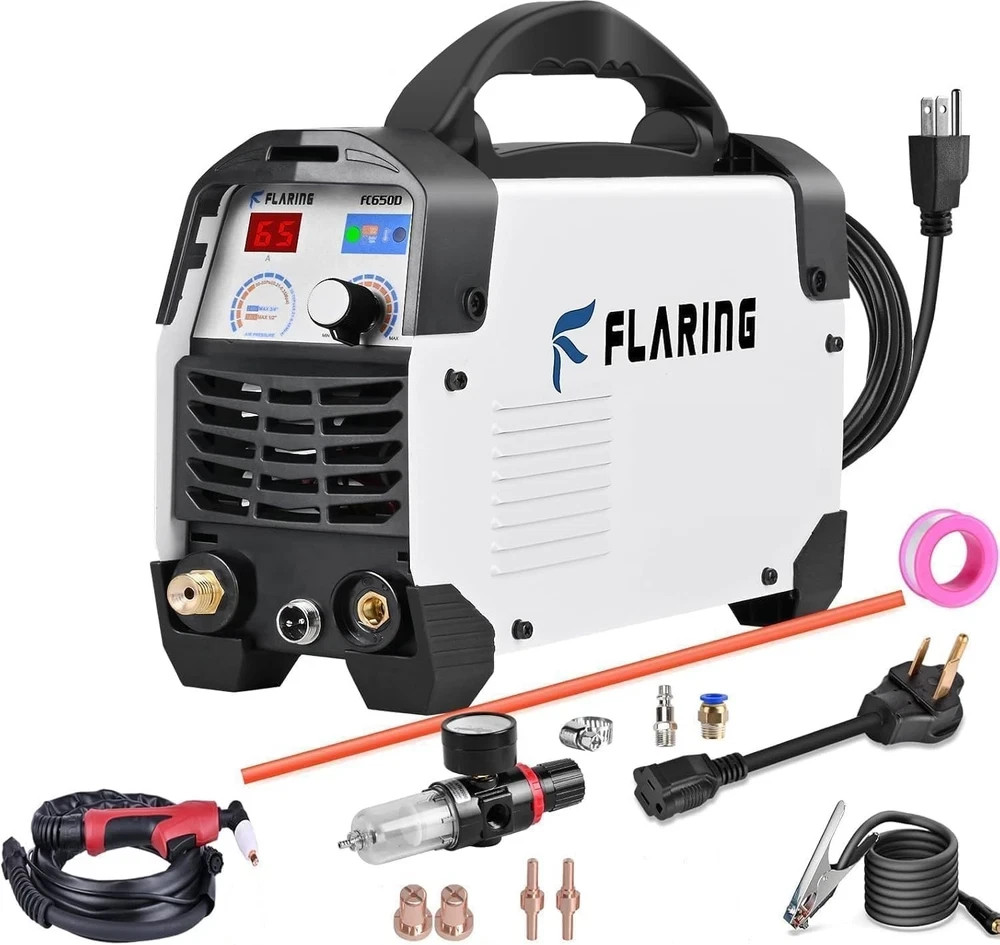 Plasma Cutter,65 Amp Plasma Cutter Machine 120V 240V 4/5″ (20Mm) Max Cutting 1/2