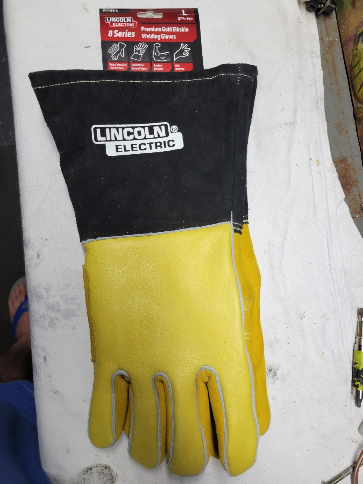 Lincoln Electric K4788-L Mig Welding Gloves (Large)