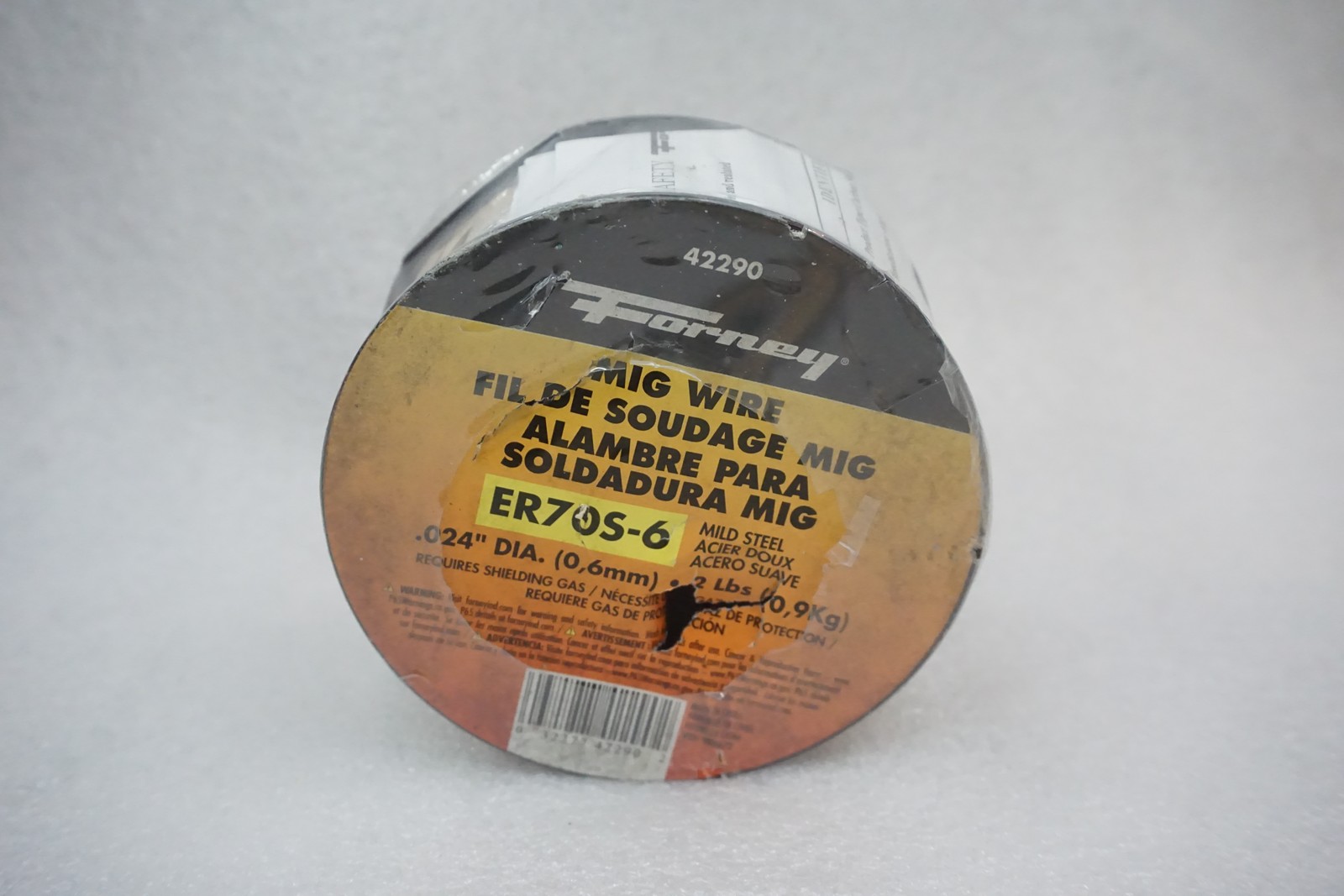 Forney ER70S-6 Mild Steel MIG Welding Wire .024″ (0.6mm) 2 Lbs Spool