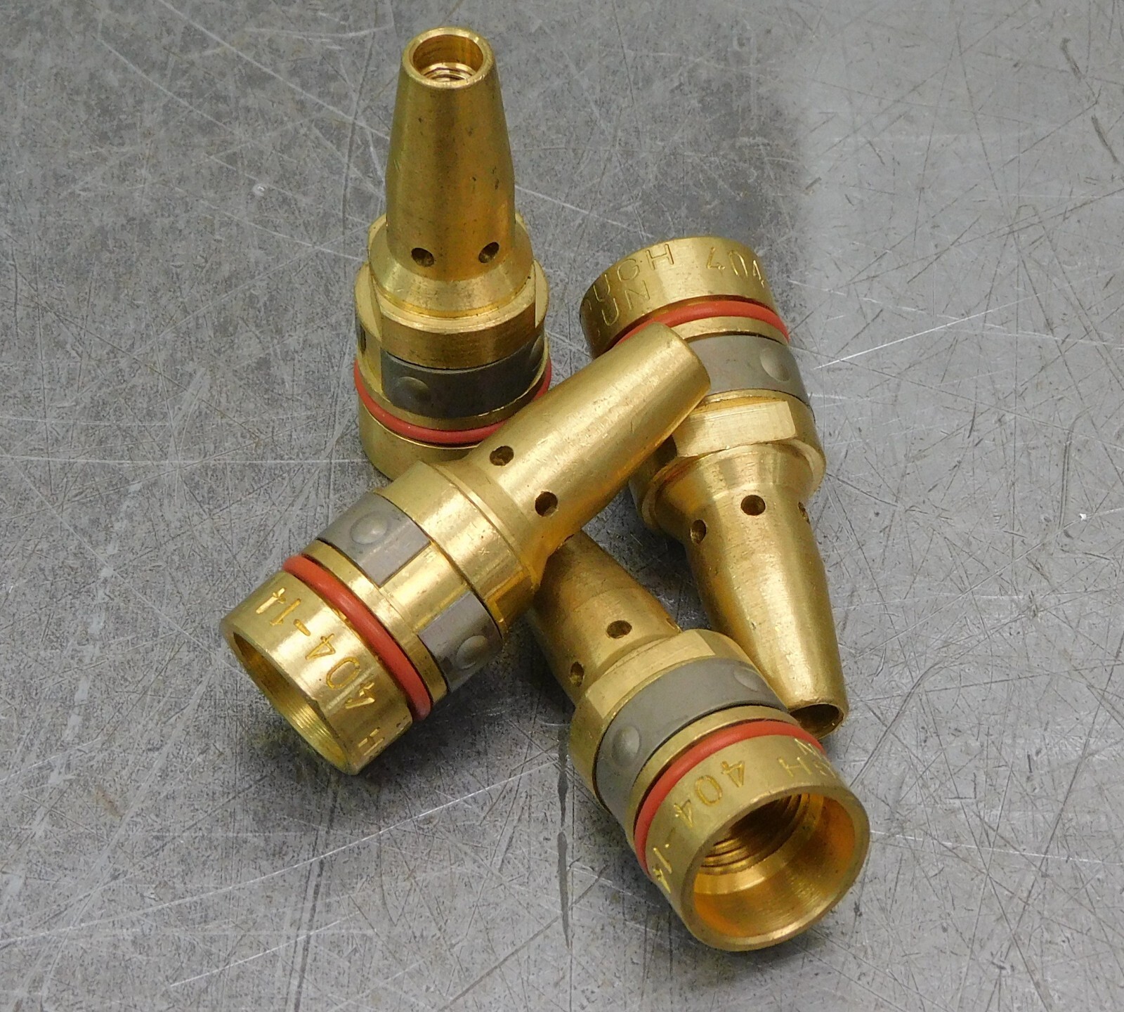 Tregaskiss TOUGH LOCK 404-14 Retaining Head Slip-On Single Taper Lot of Four (4)