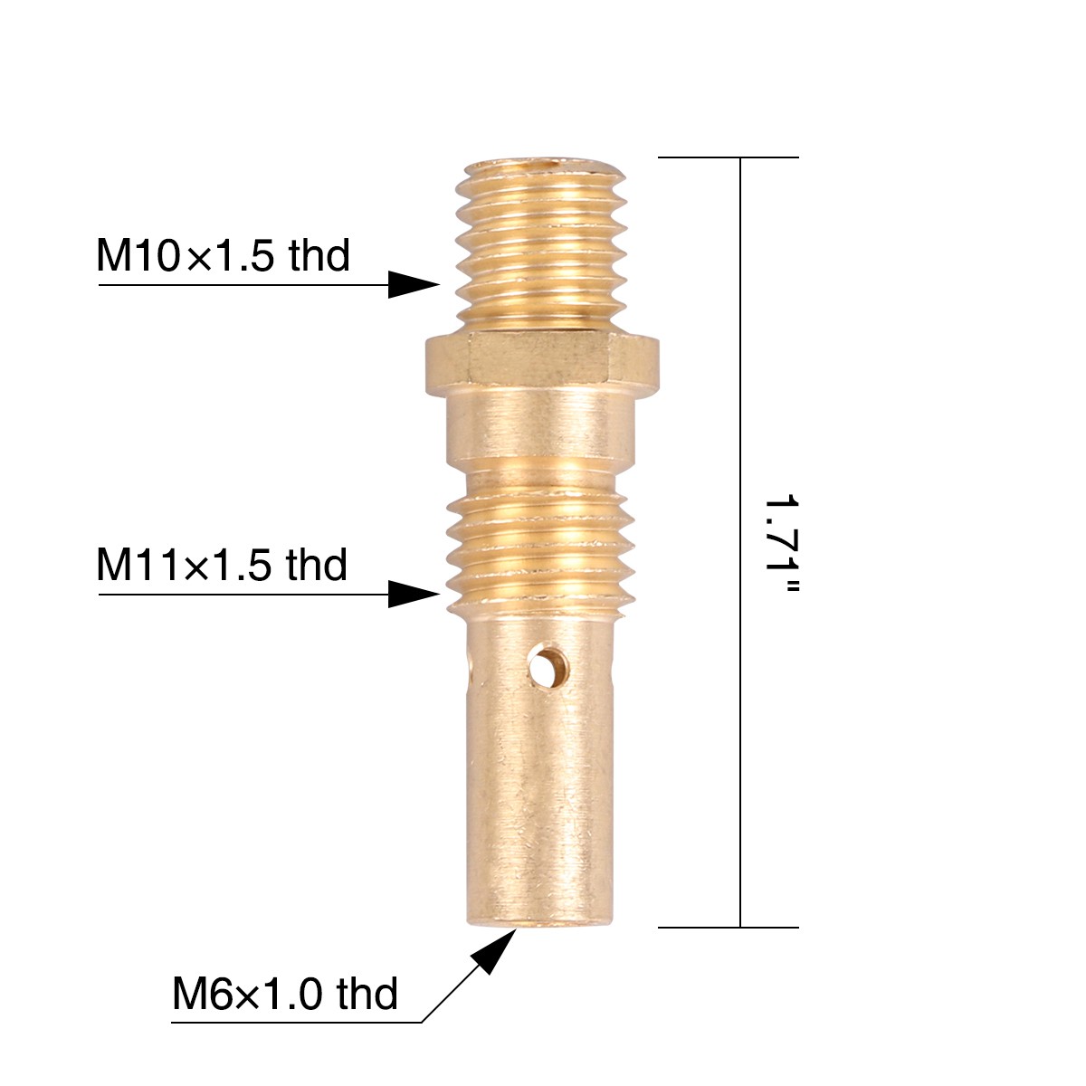MIG Welding Gun Kit .023/.030/.035 Tip Nozzle Diffuser for Lincoln Magnum 100L