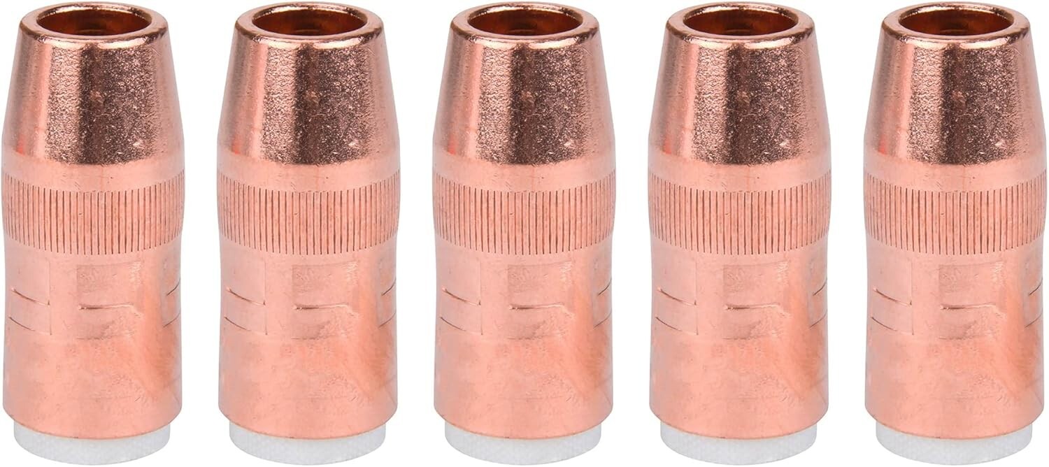 5-PK NS-5818C Nozzle Centerfire Slim 5/8″ 1/8″ Recess For Bernard Mig Gun