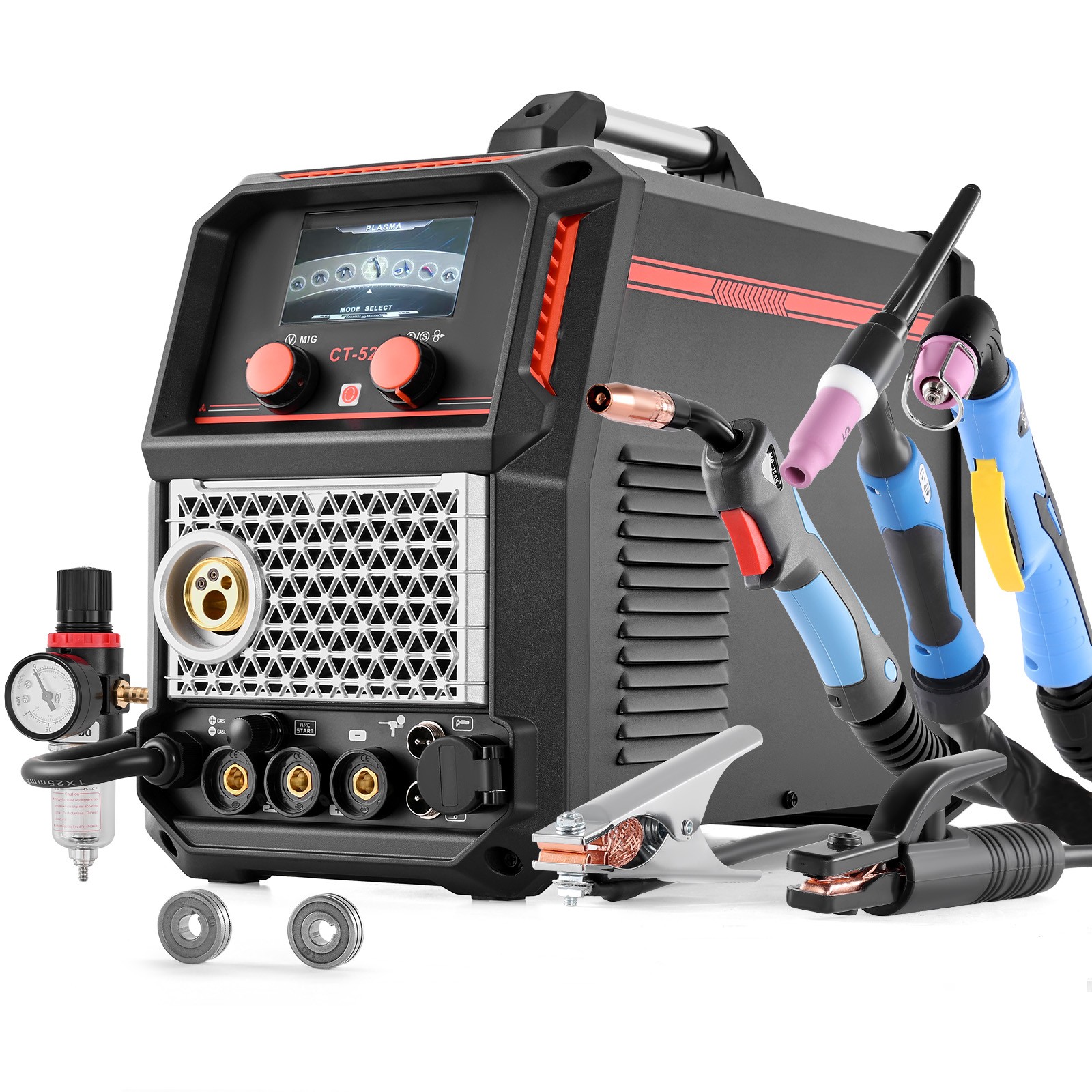 Uimoso 5-in-1 Plasma Cutter and Welder Combo with CUT/TIG/MIG/MMA 110V/220V