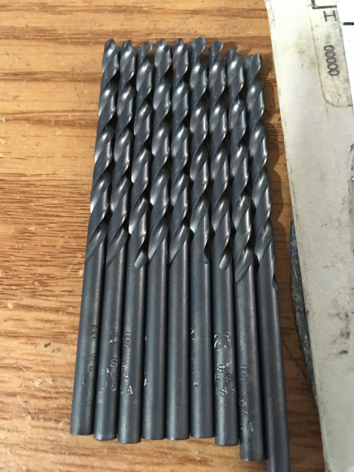 (10) #23 HSS 118° Black Oxide Finish Jobber Drill