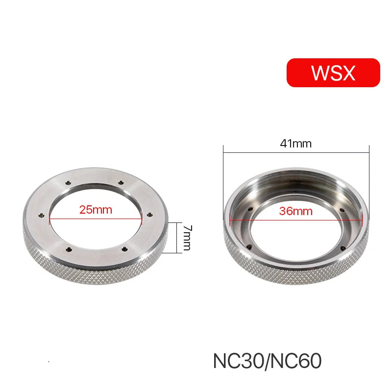 Laser Lock Ring Capacitor Ceramic Ring Nut For Raytools WSX Laser Cut Machine