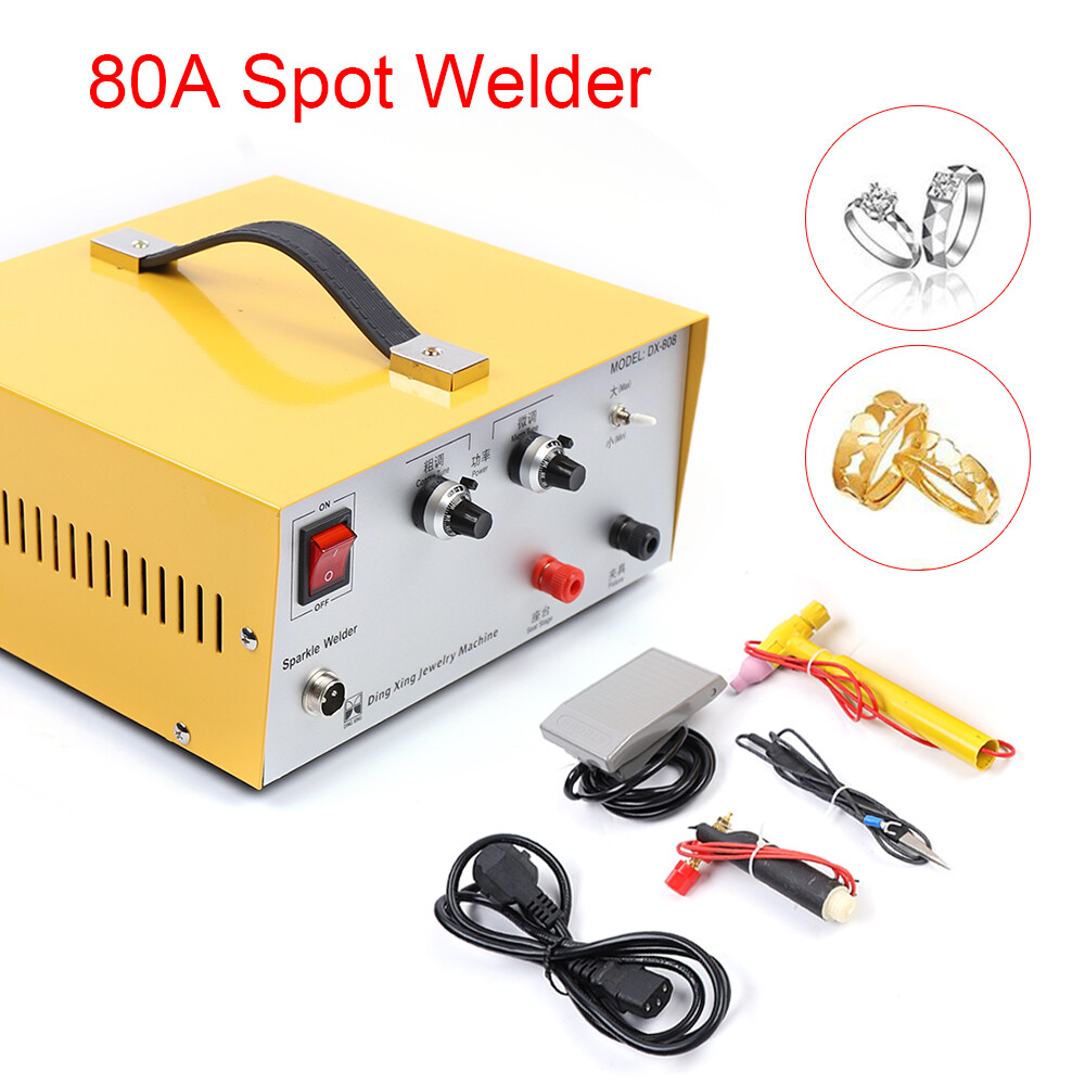 390W Jewelry Spot Welder Laser Welding Machine for Gold Silver Metal 1-80A