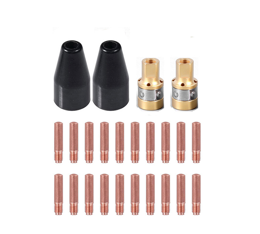 Gasless MIG Kit Fits Miller M-100/M-150 Tip-Nozzle-Adapter .030 .035 226190