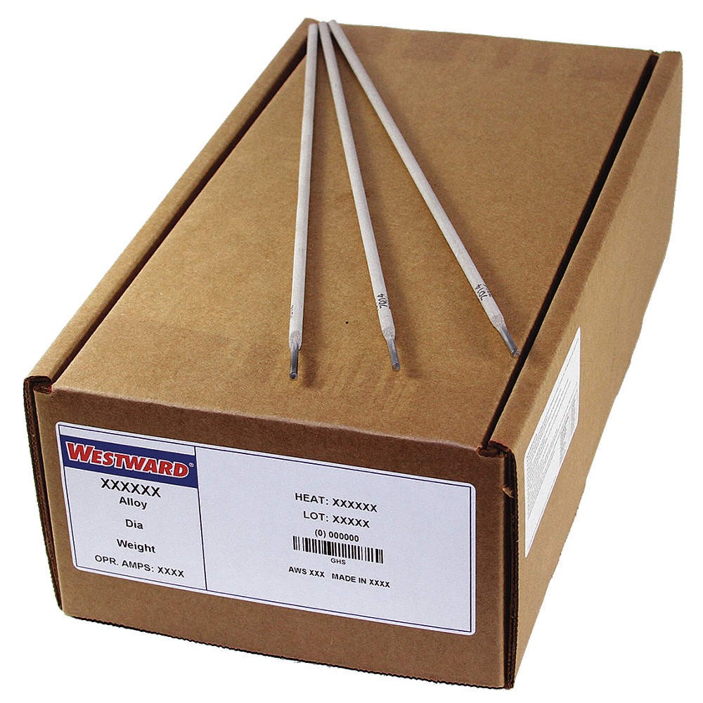 WESTWARD 20YD33 Welding Electrode,E7014,3/16in.D,50lb 20YD33