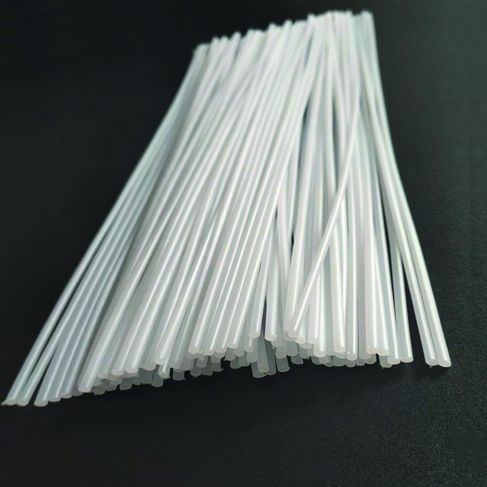 40 Pcs 16-Inch Length White HDPE Plastic Welding Rod,1/8″ Diameter,High Density