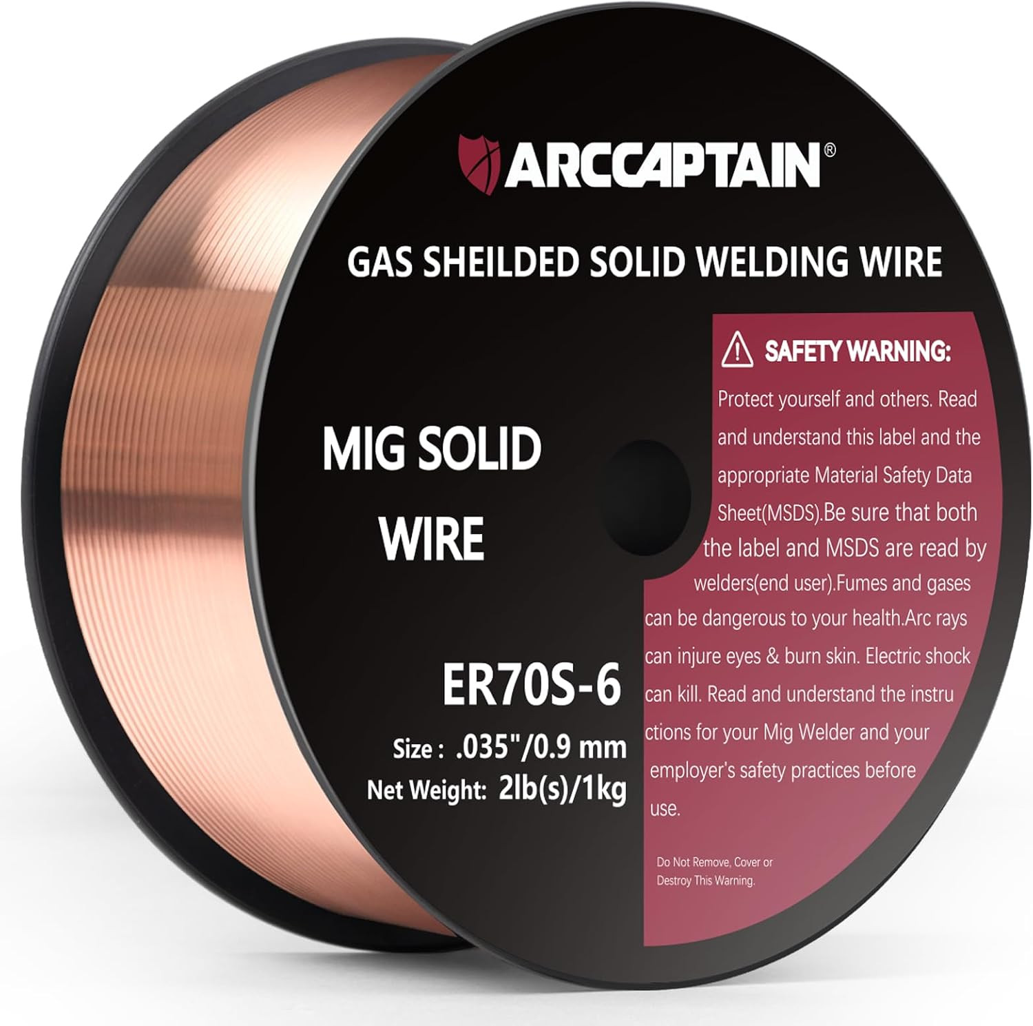 Mig Welding Wire, 0.030 10Lb Mig Wire ER70S-6 10Lbs Gas Solid Carbon Steel Low S