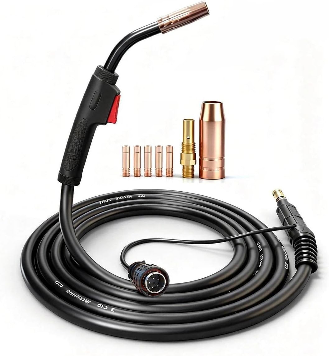 15ft MIG gun fits Titanium Unlimited 200 MIG170 / MIG140 MP welders K530-6 style