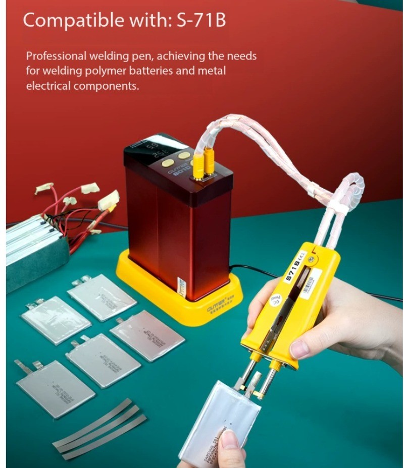 18650 Capacitor-Powered Battery Spot Welder Compact Handheld DIY Welder Home Use