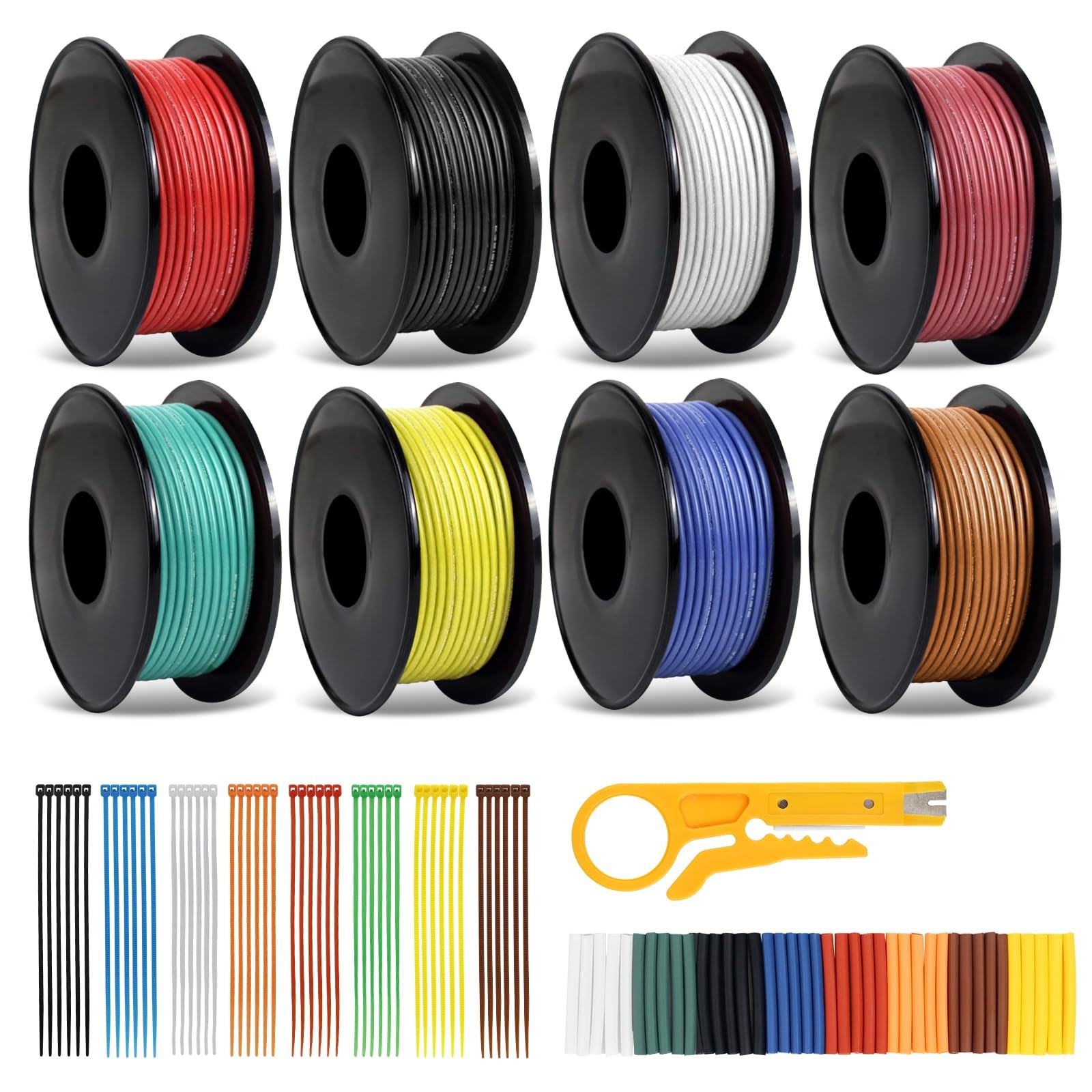 16.5FT 8 Colors, [‘red’, ‘black’, ‘yellow’, ‘blue’, ‘green’, ‘white’,…