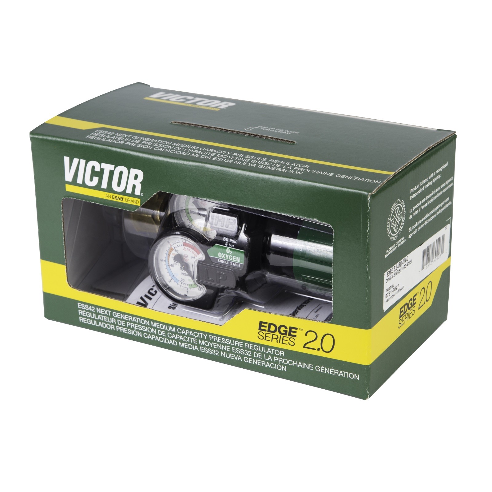 Victor Medium Duty Edge 2.0 Series ESS32 Oxygen Regulator (0781-3627)