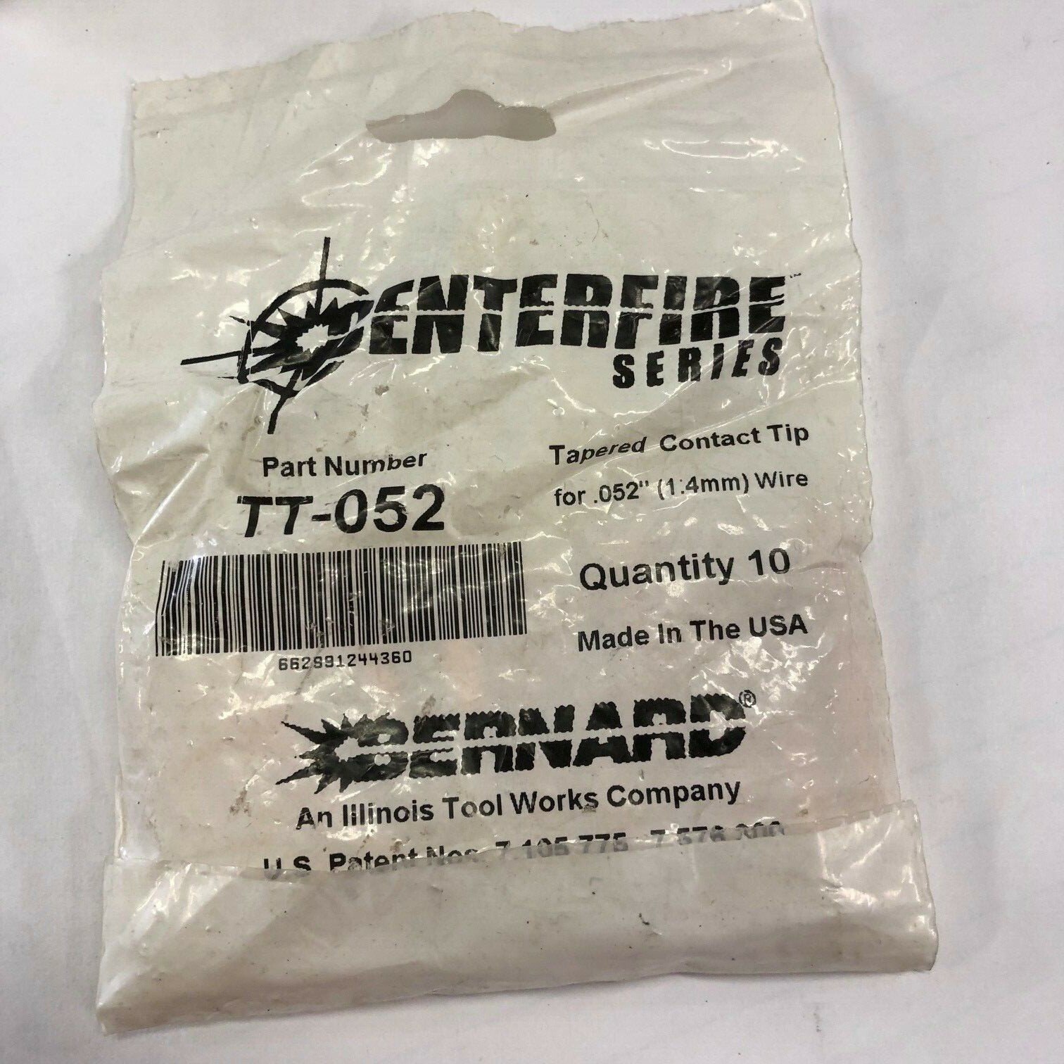 BERNARD TT-052 CENTERFIRE .052 TAPERED TIP (PKG OF 10)