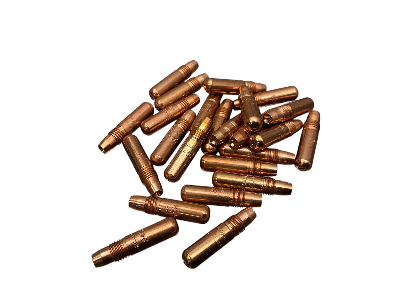 (24PCS) Threaded Contact Tip, Wire Size 0.045″, Heavy Duty, TOUGH LOCK Series