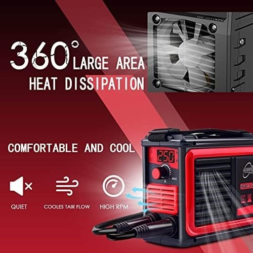 MMA Welder Machine,125Amp ARC Welder Mini Stick Welder Digital Display Lcd,Hot S