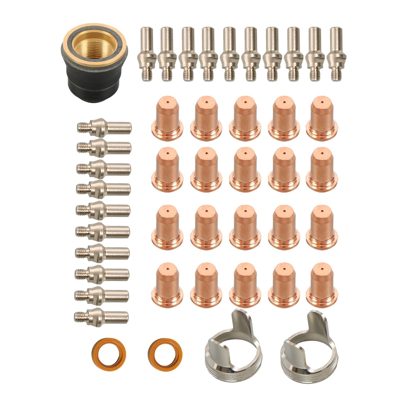 45pk IPT-60 PT-60 IPT-40 PT40 Plasma Cutting Torch Tip Electrode Shield Cap