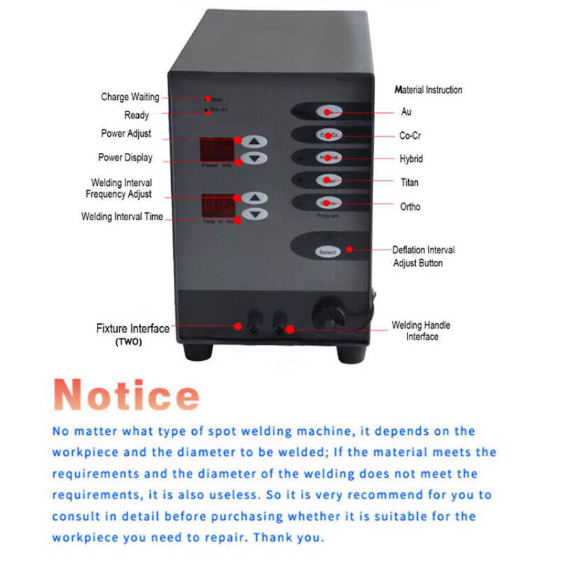 Automatic Spot Welder Pulse Argon 100W Welding Machine 220V/110V Jewelry Repair