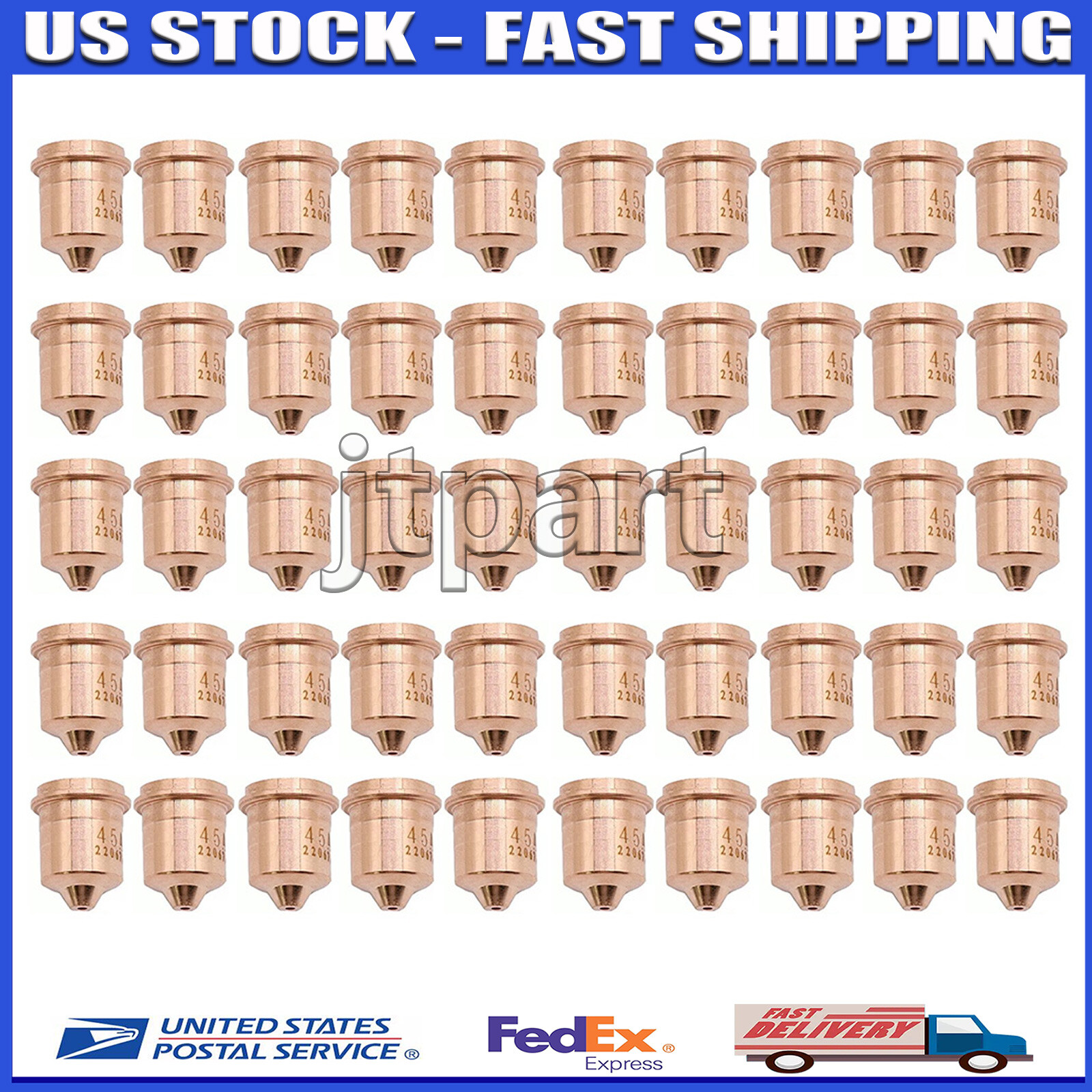 50pcs 220671 Plasma Nozzles 45A for Plasma Cutting Torch Durable High Quality