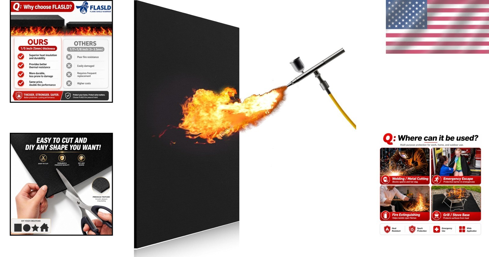 Flame Retardant Welding Blanket 48×72 inch