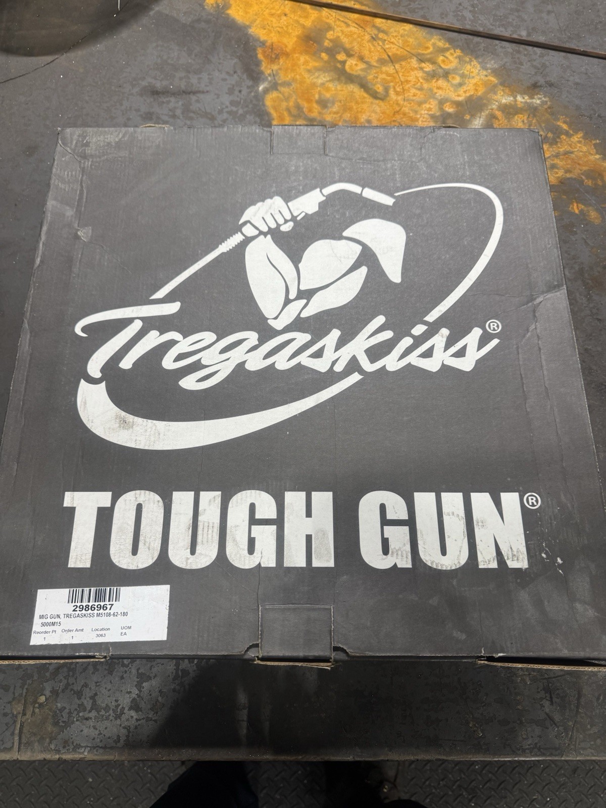 Tregaskiss M5108-62-180 500A .052-S TOUGH GUN MIG Gun 8 Ft Cable