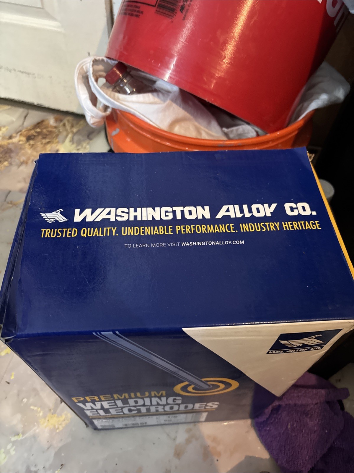 Washington Alloy Co. Eagle E Strike 7018 1/8” Welding Electrodes￼