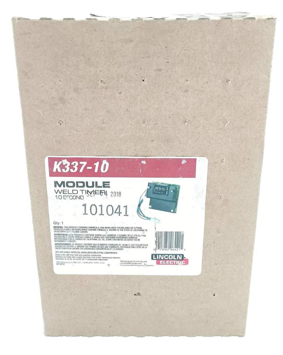 NEW Lincoln Electric K337-10 10 Second Timer Module – Brand New