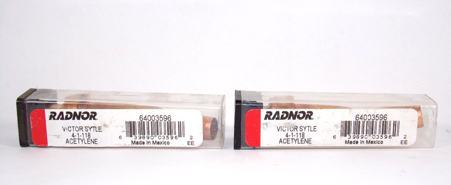 RADNOR Victor Style 4-1-118 Acetylene Torch Tip (Qty 2)