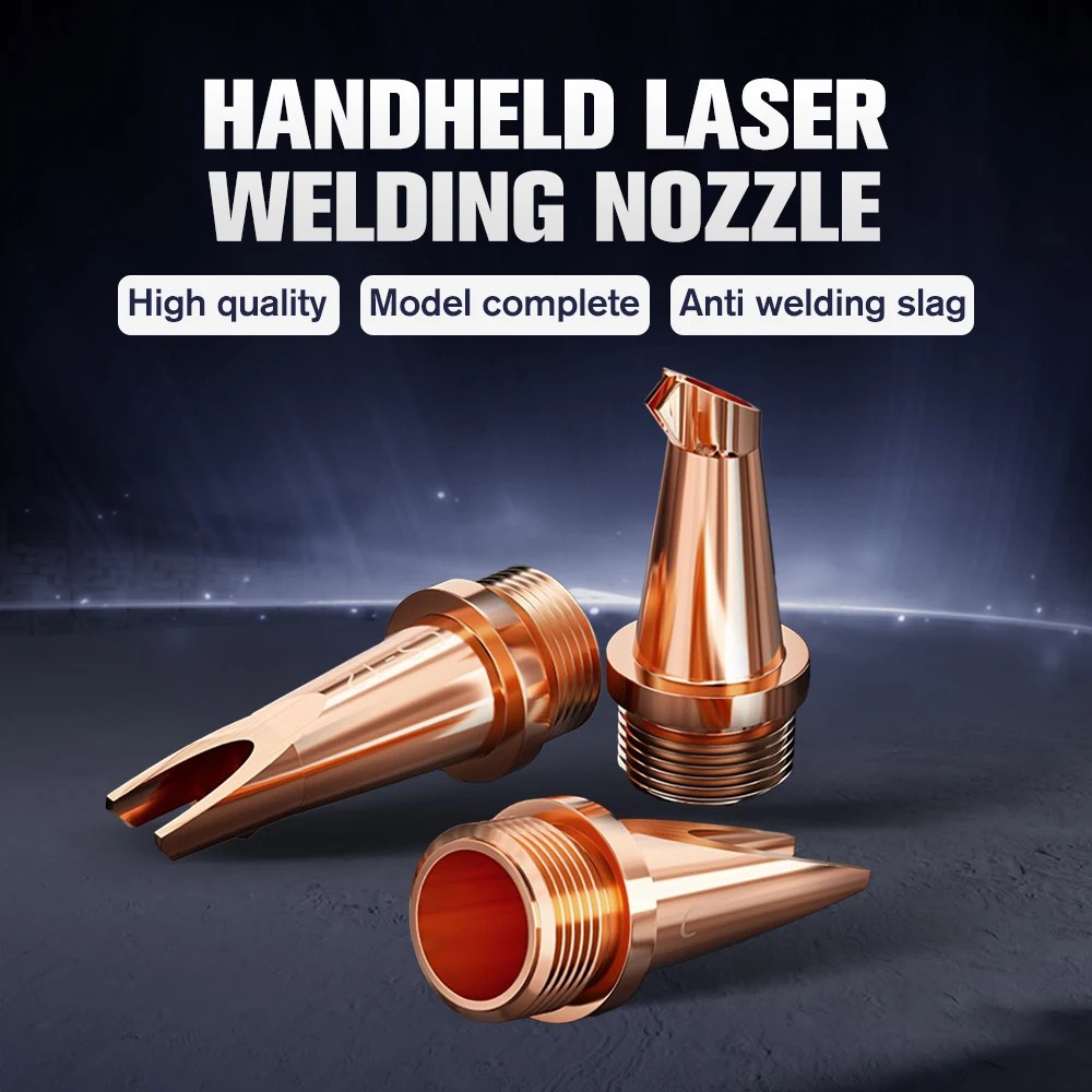 M16 Laser Welding Nozzle Feed Wire Copper Nozzles For Relfar Au3tech HW980