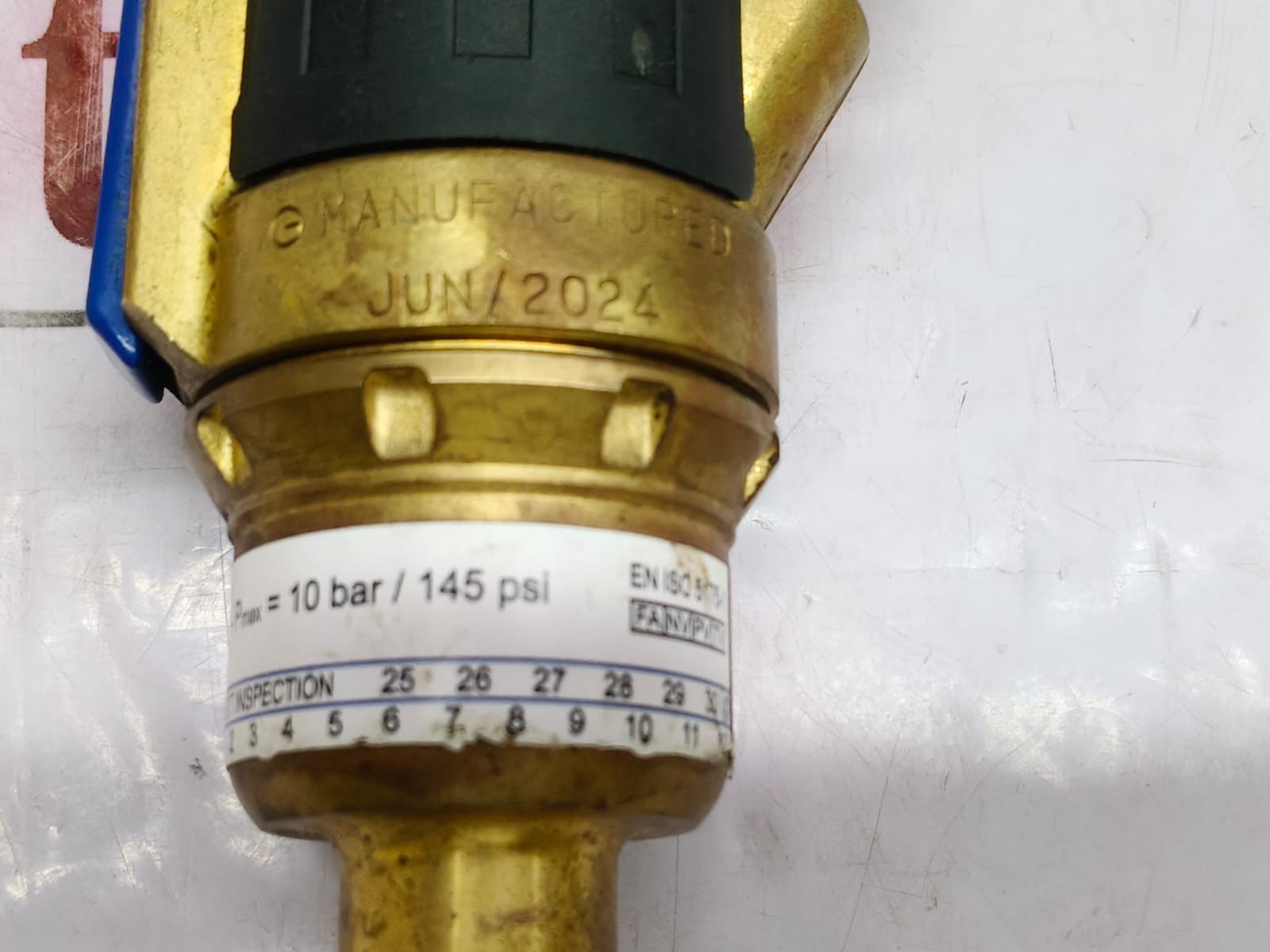 Unitor Survitec 530 OX 10 BAR Oxygen Regulator GCE EN ISO 2503 Class 3 200 Bar –