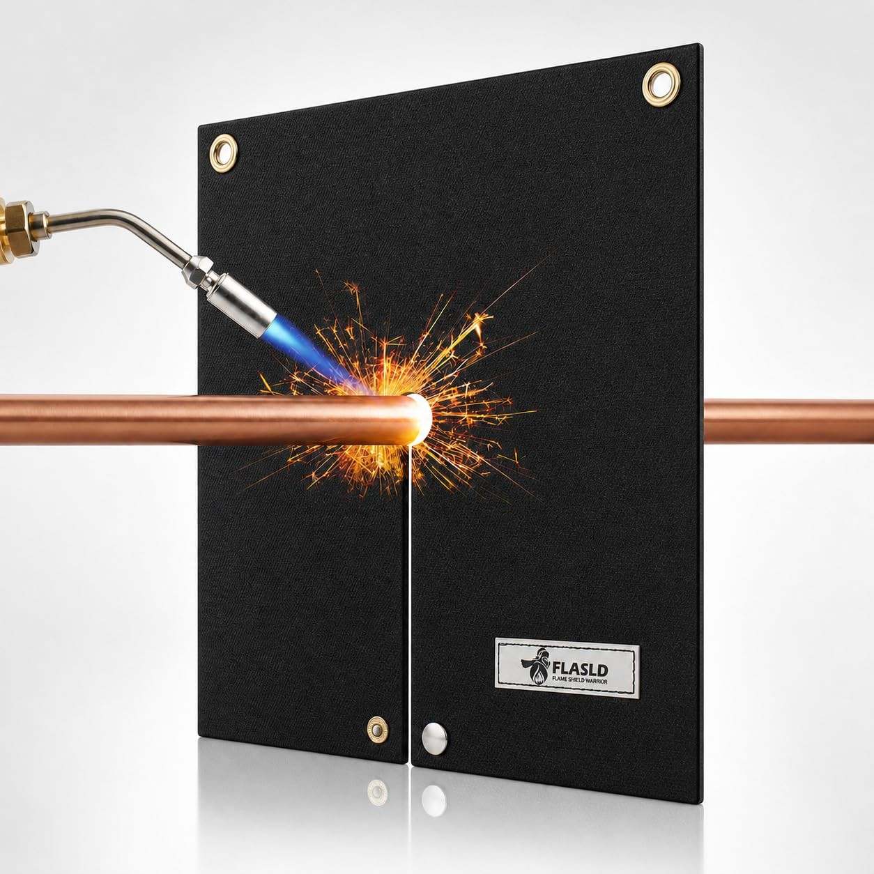 FLASLD Welding Blanket & Heat Shield Mat for Soldering Copper Pipe, 1 Pack