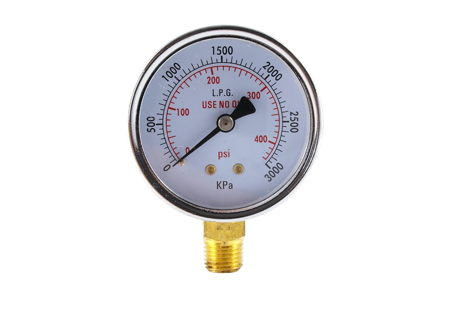 – High Pressure Gauge for Propane Regulator 0-400 Psi – 2.5 Inches