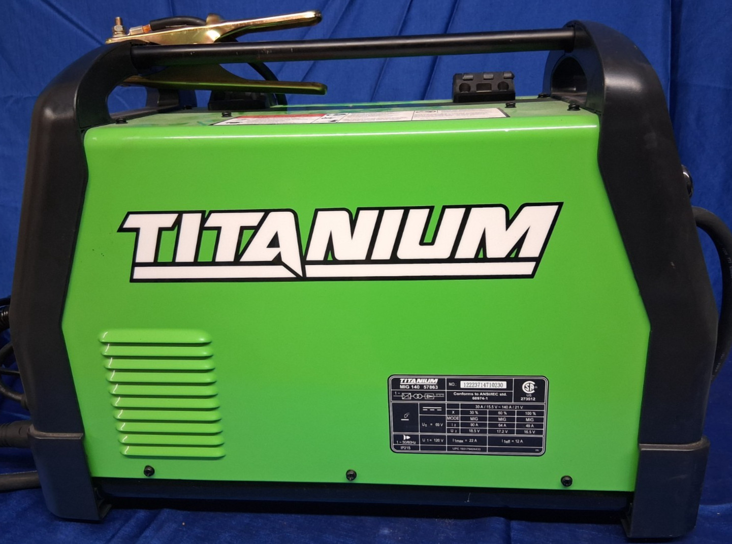 Mig 140 Multiprocess Welder by Titanium