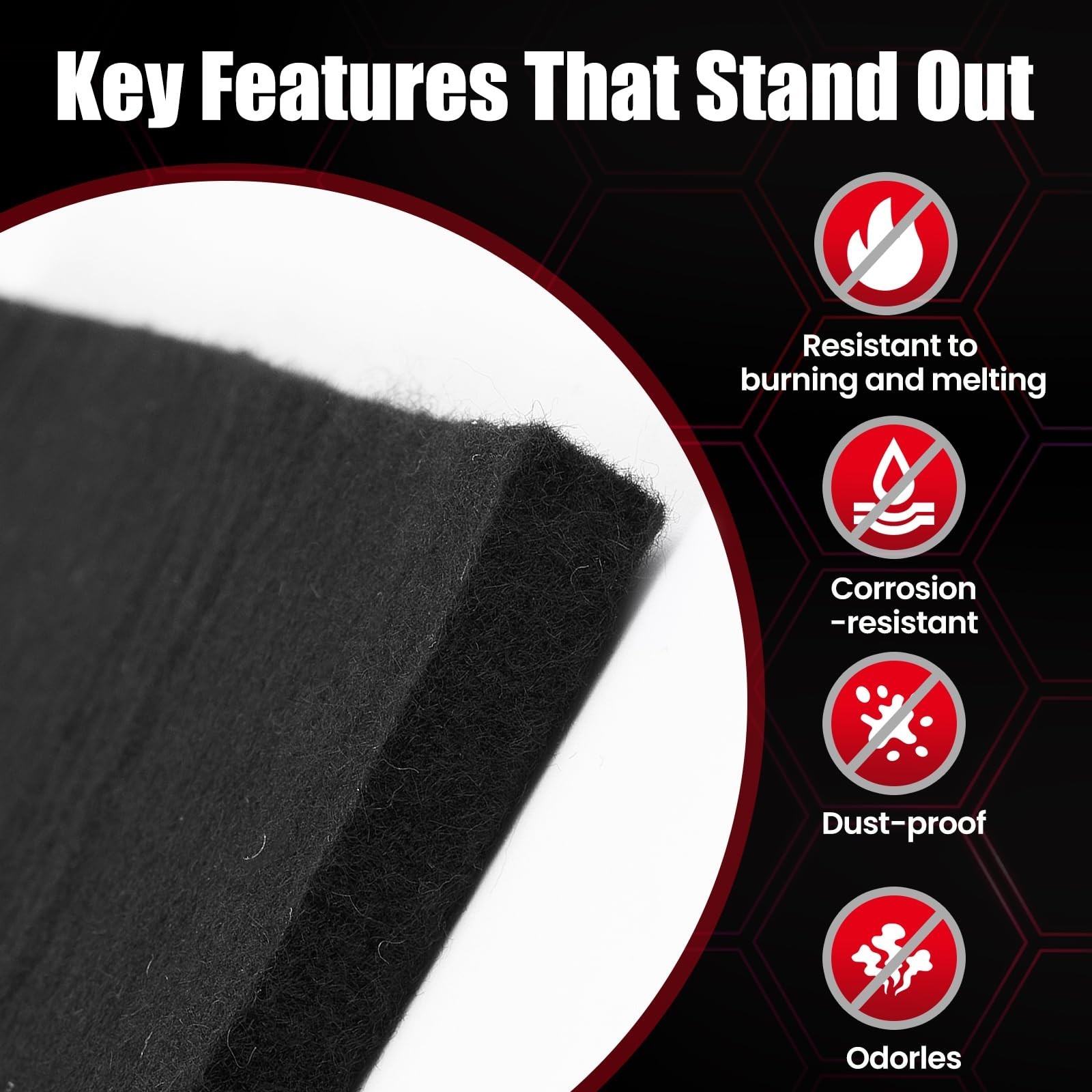 Fireproof Welding Blanket 12×12 Inch 2 Pack, 10mm Thick Heat Resistant Solder…