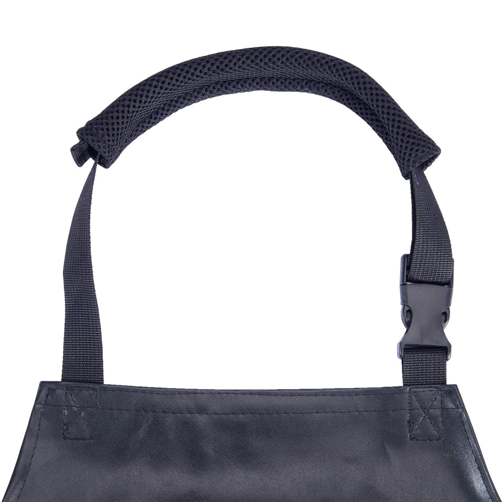 Homsolver 2 Pack Waterproof Rubber Standard, Black Aprons Without Pockets