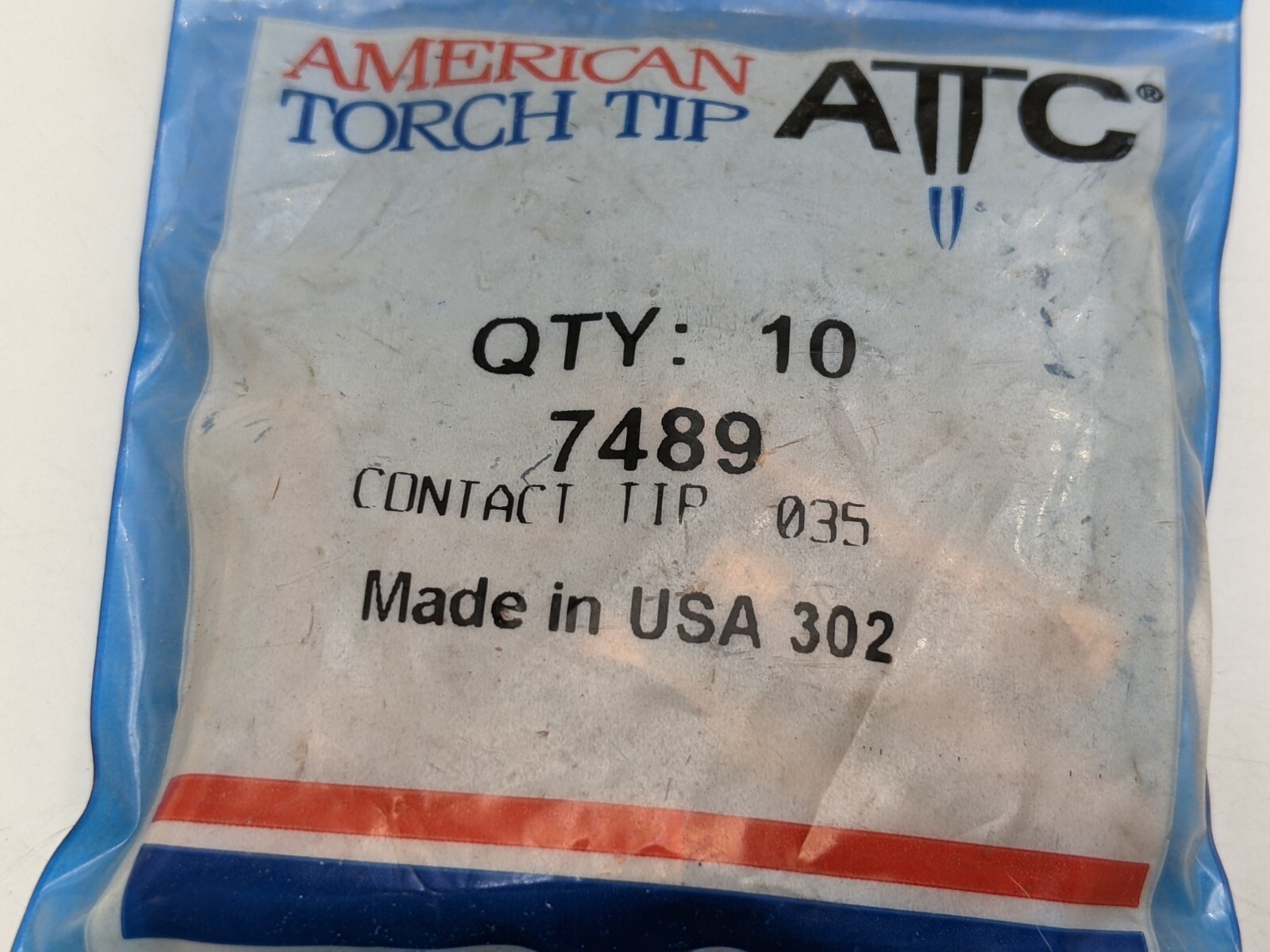 10PC American Torch Tip 7489 Contact Tip .035″ Wire MIG Welding Equipment ATTC
