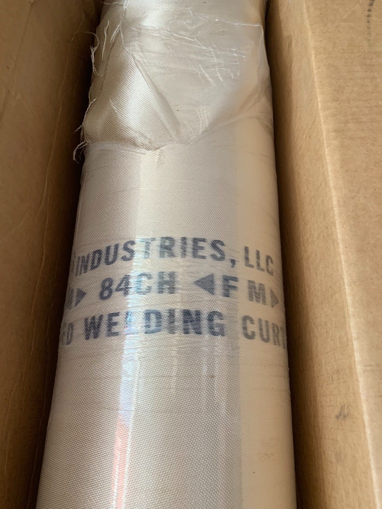 AVSIL 84CH WELDING GRADE SILICA FABRIC Melt Point: 3000°F 36″ x 5 Feet