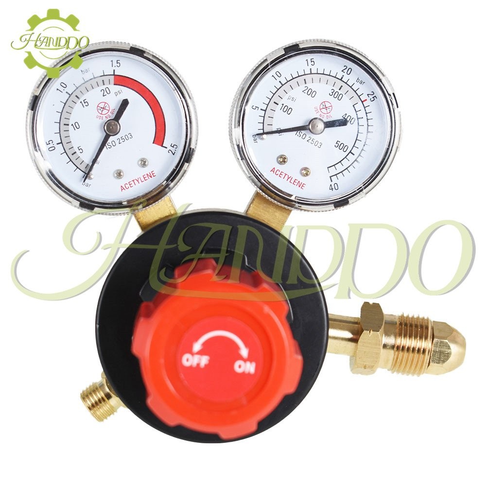 Acetylene (CGA-510) Regulators ＆ Oxygen (CGA-540),Dual Welding Gas Gauges
