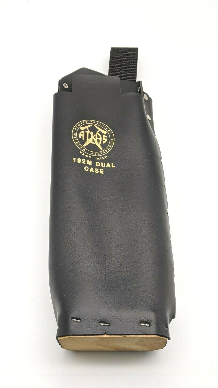 NEW ATLAS Welding Dual Leather Welding Rod Holder, Reinforced Bottom- Free Ship