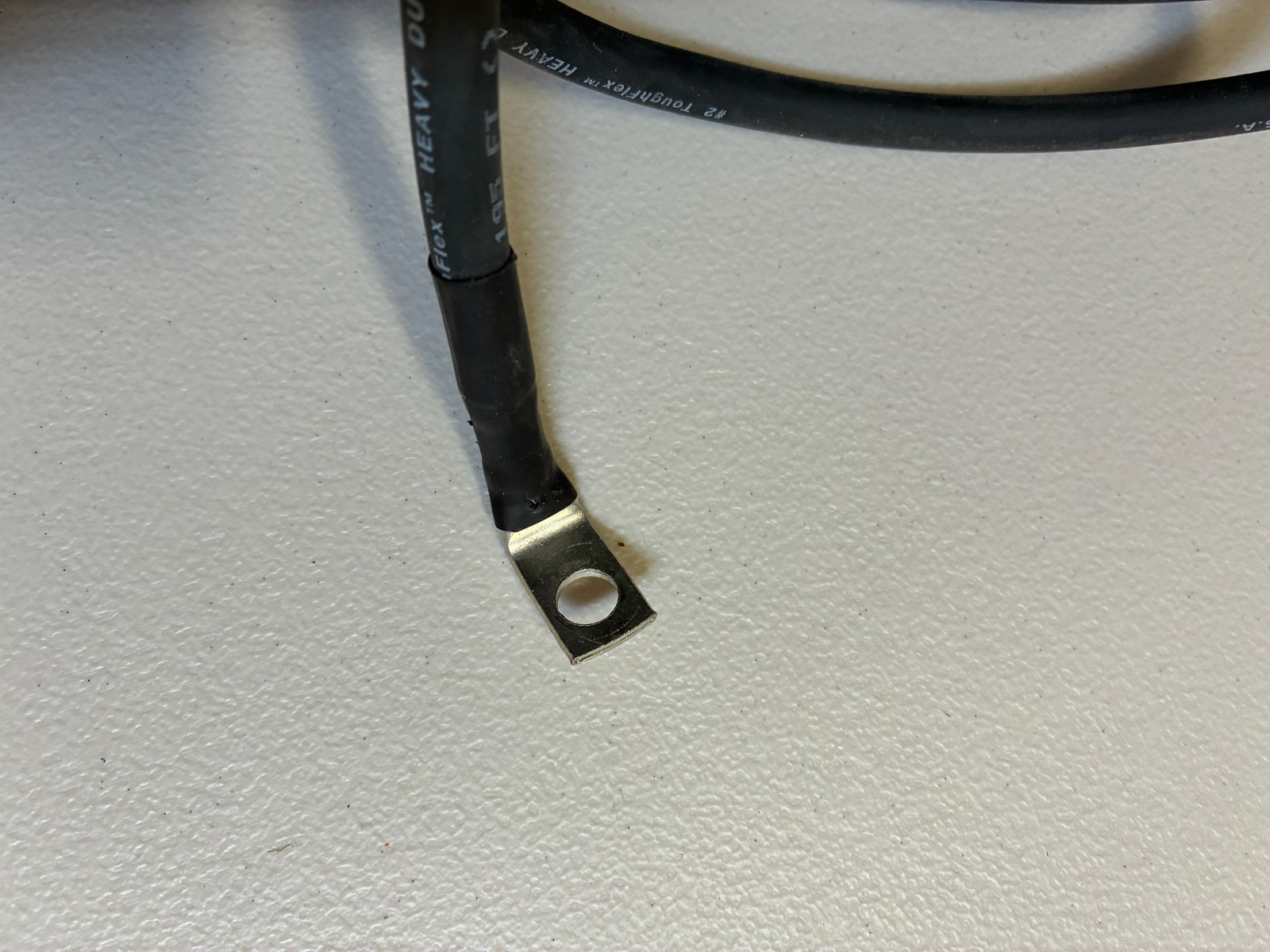 Ground Clamp WITH 2 GAUGE WELDING CABLE 5 FEET WITH 3/8 HOLE LUG PRD