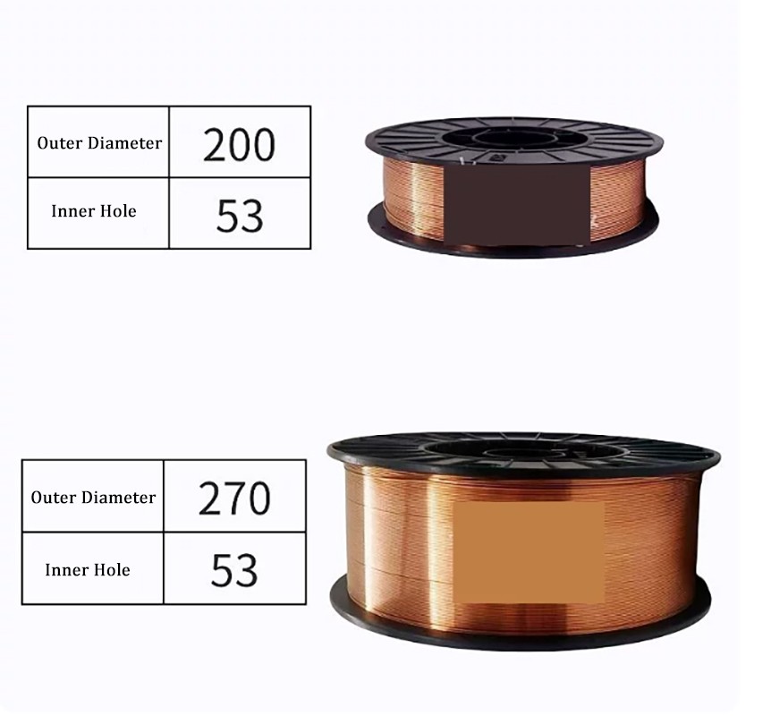 Mild Steel Welding Wire Spools 0.6/0.8/1/1.2/1.6/2mm Diameter Solid Welding Wire