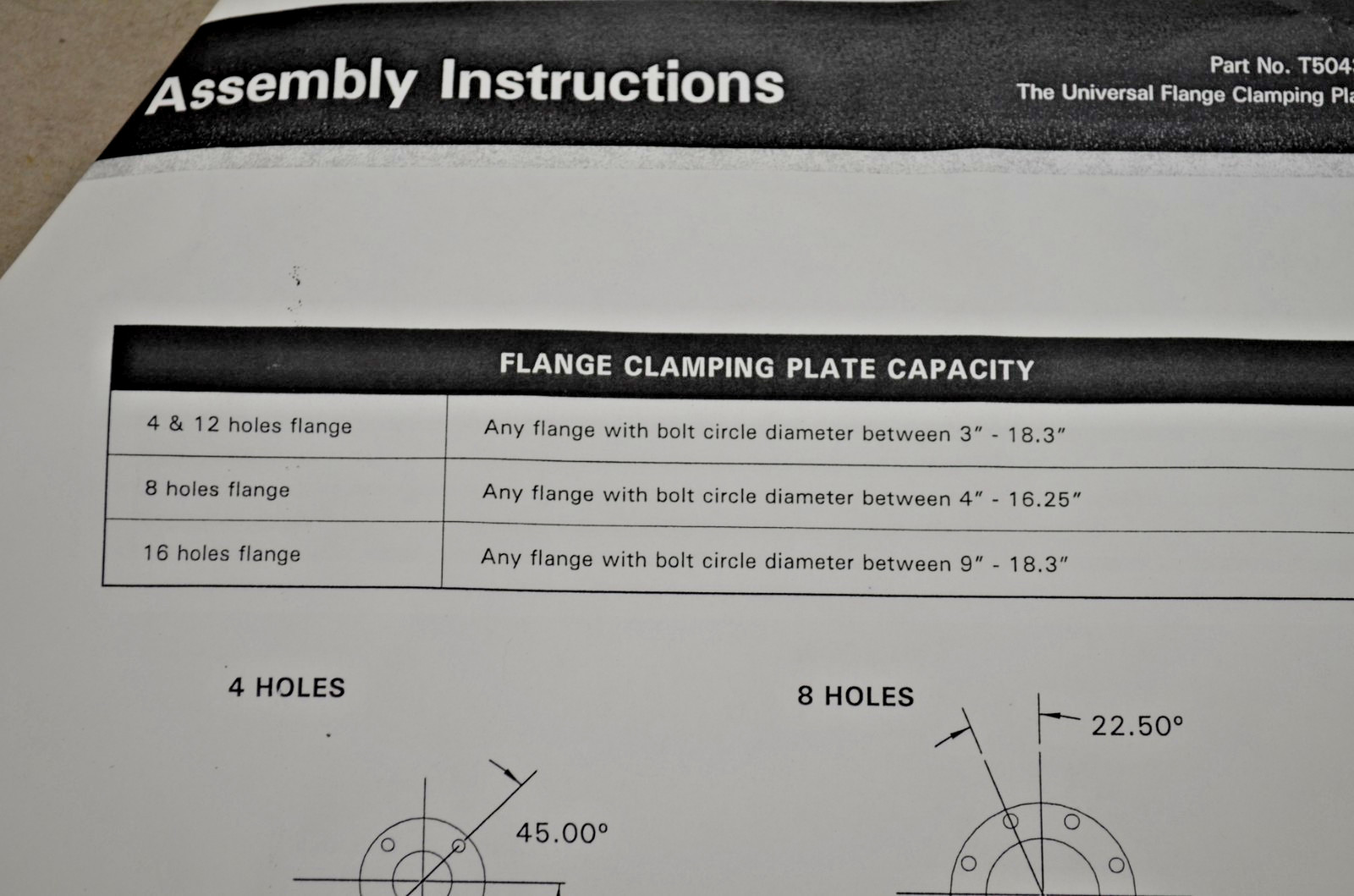 Strong Hand Tools BuildPro Universal Flange Clamping Plate T50430 Kit Unit 1