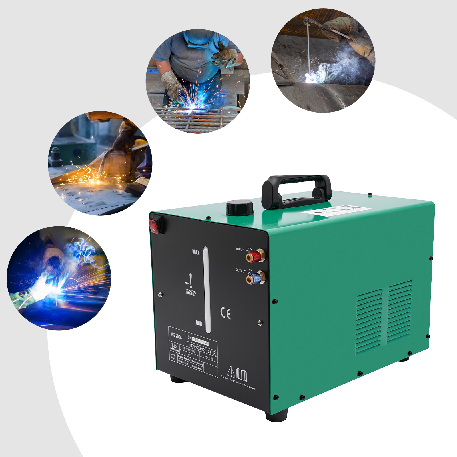 Welding Water Cooler Single-phase Ac Motor Welding Cooling Water Tank 110V