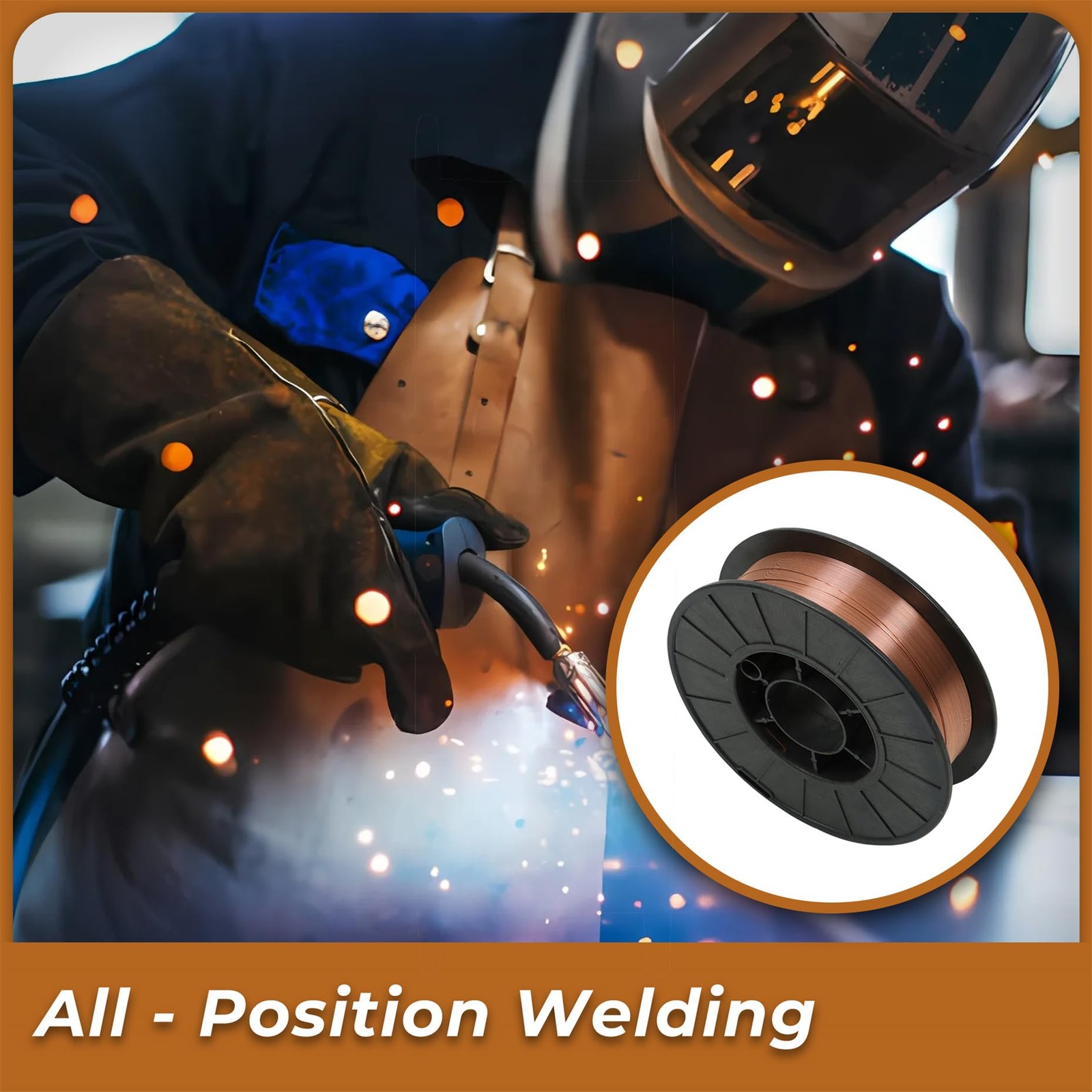 ER70S-6 Solid Mig Welding Wire 0.023 Inch (0.6MM) Mild Steel Welding Wire 10L…