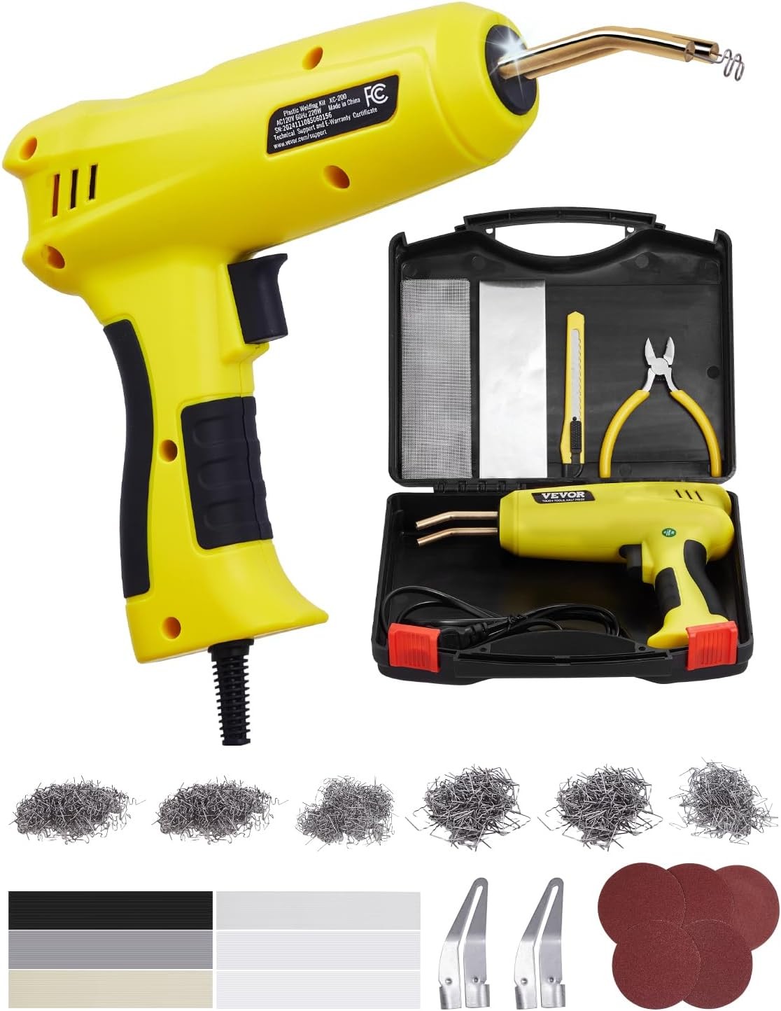 Plastic Welder 2 in 1 Plastic Welding Kit SONNLER 1000PCS Stapler Plastic Repair