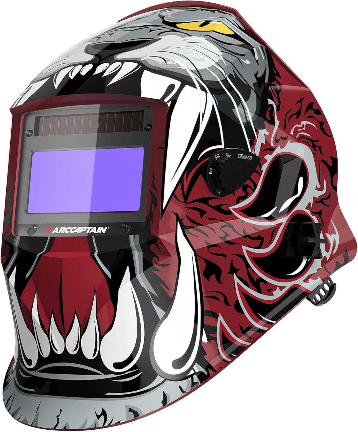 ARCCAPTAIN HSH-S800 Welding Helmet Large View True Color 4 Sensors 1/1/1/1 Top