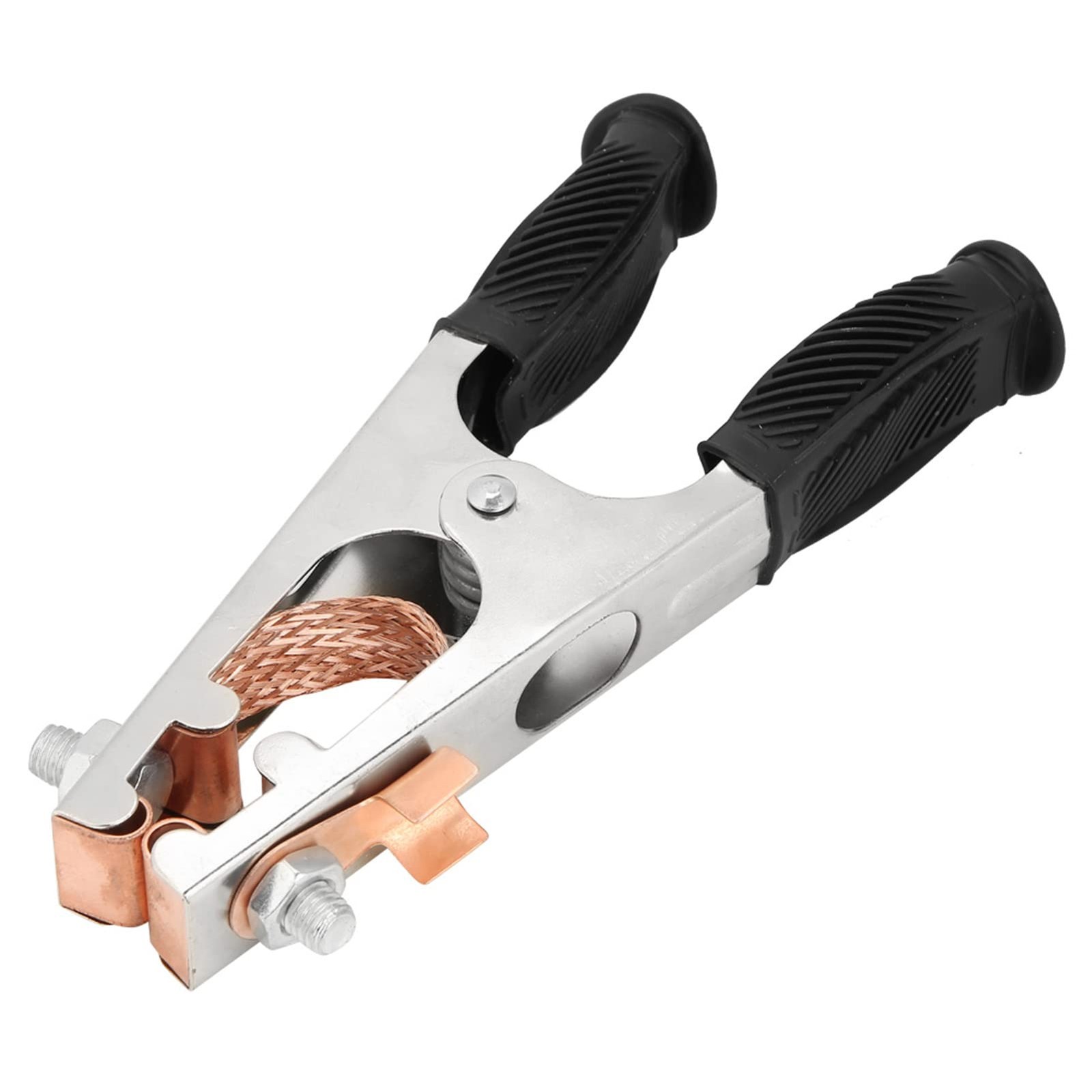 “500A Electroplated Welding Ground Clamp, Copper Earth Clip for Manual Welders”