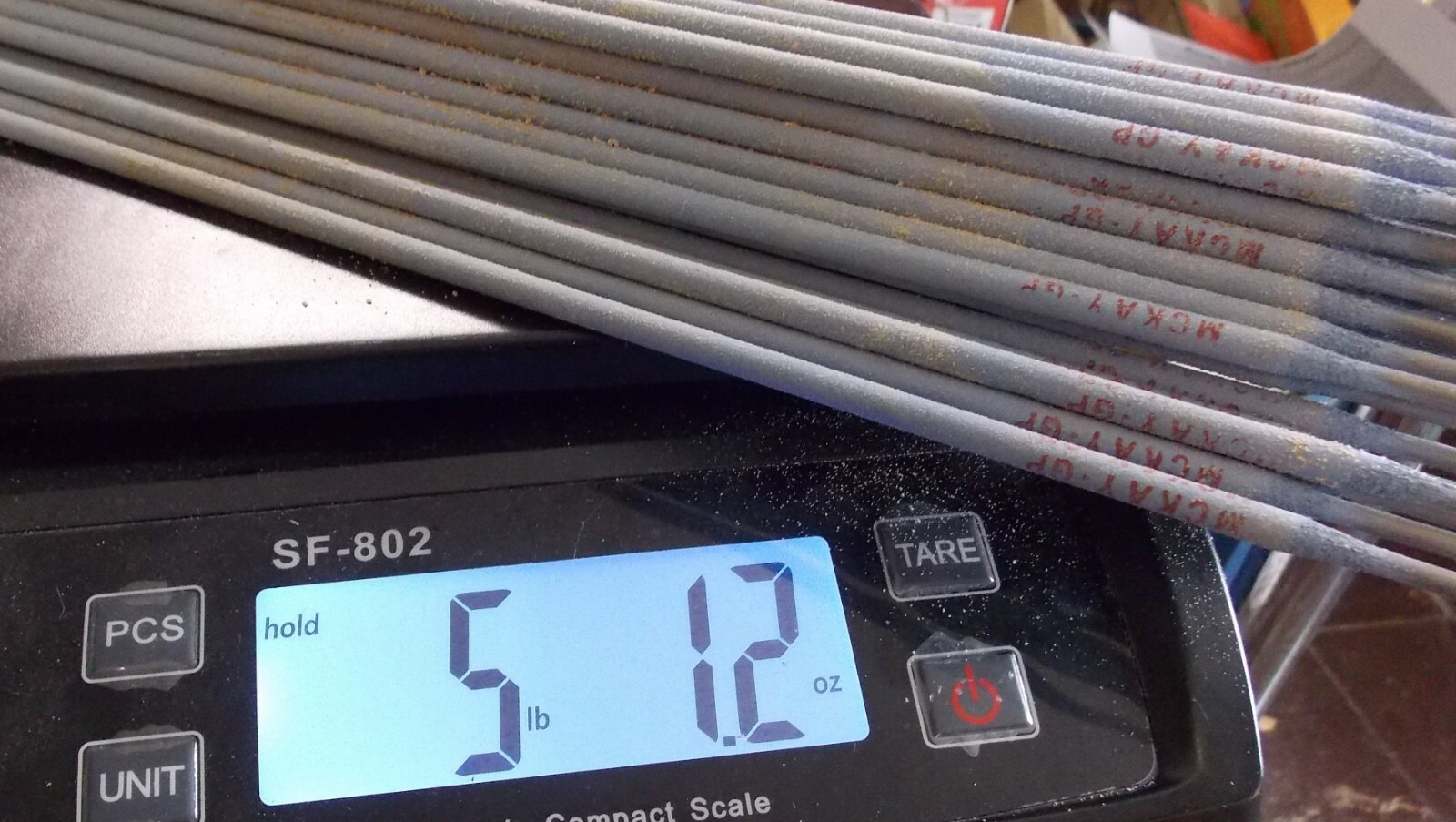 5 LBS ARC ROD 1/8″ McKAY #GP GENERAL PURPOSE,120,000 PSI ELECTRODES HI STRENGTH